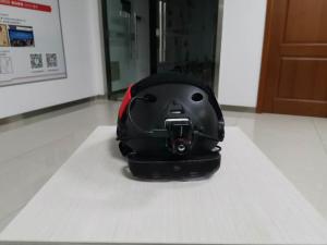 Stable Smart Temperature Measuring Helmet Virtual - Real Fusion Technology