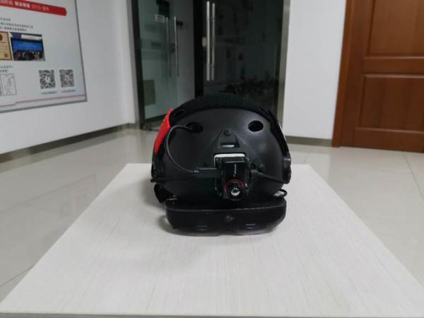 Cheap Stable Smart Temperature Measuring Helmet Virtual - Real Fusion Technology for sale