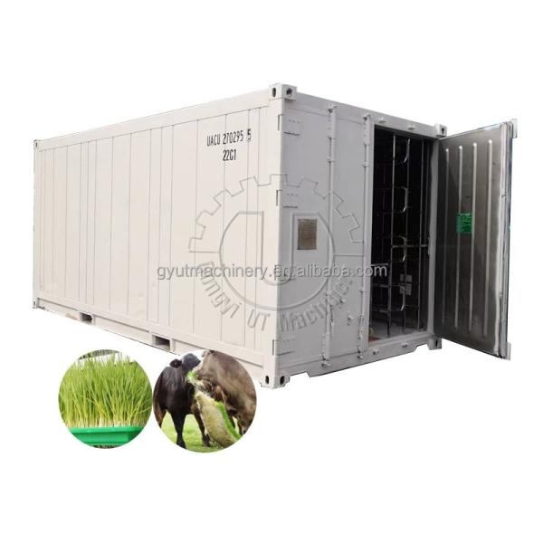 Cheap Container Automatic Hydroponic Fodder System Sprouting Machine for Wheat Soybean for sale