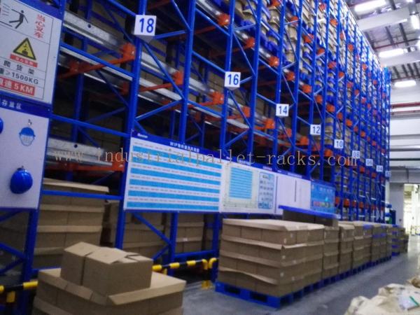 Cheap Semi Autometic Heavy Duty Radio Shuttle Racking System for sale
