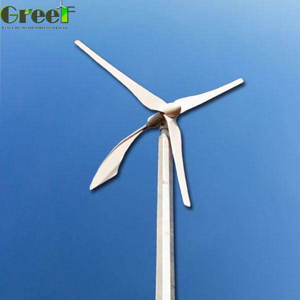 Cheap HAWT On Grid 5kW Horizontal Axis Wind Turbine For Telecom Sites for sale