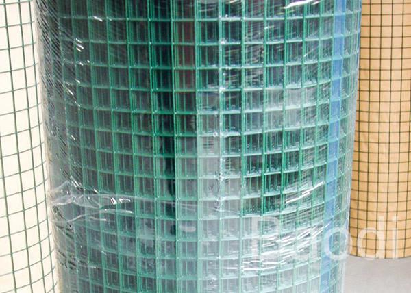 Cheap Green PVC Coated Welded Wire Mesh Square Pattern For Gardening / Mines for sale