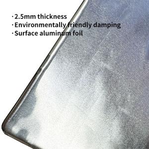 2.5mm vibration and noise reduction pad / with glossy aluminum surface / Anti Vibration Mat