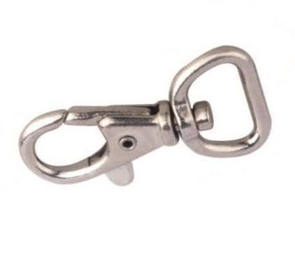 Cheap Zinc Alloy Fast Eye Snap Hook Sliver Pet Hardware for sale