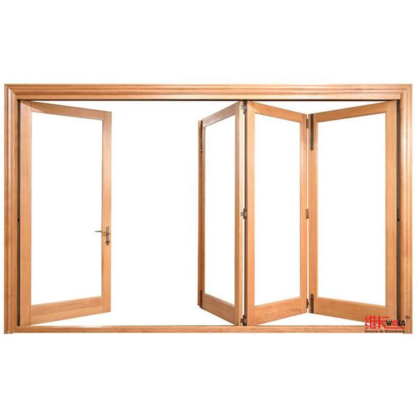 Cheap ODM OEM 3 Panel Bi Fold Doors Windows Double Glazed for sale