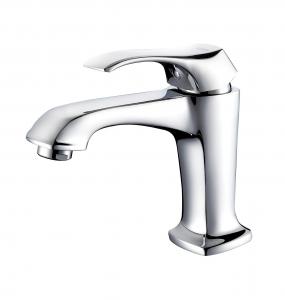 Best Corrosion Resistant One Hole Bathroom Sink Faucet Brass Single Handle Lavatory Faucet wholesale