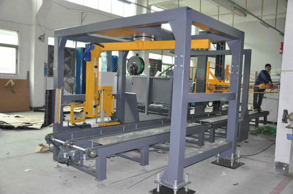 Cheap Height Moveable Polypropylene Strapping Machine With Electrical And Electronic Controls for sale