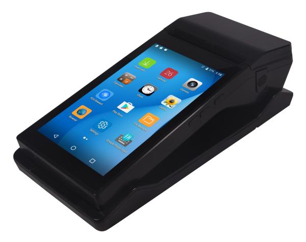 Cheap 5 Mega Pixels CCD Camera Handheld Mobile Android Pos Terminal with Printer and 1- for sale