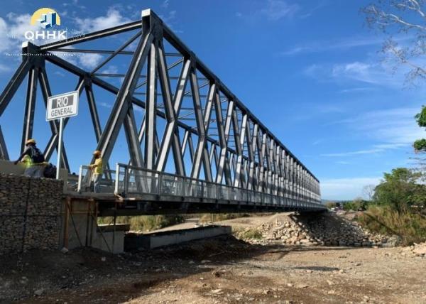 Cheap Safety Temporary Steel Bridge Reinforcement Length / Width Variable for sale