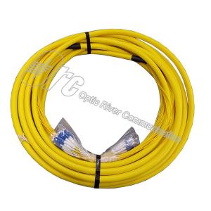 Best Yellow 24 Strand Pre Terminated Multimode Fiber Optic Cable wholesale