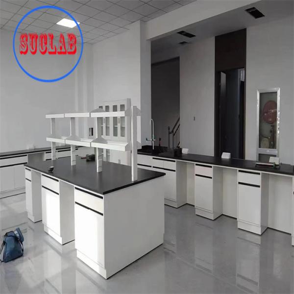 Cheap Highly Functional Lab Workbenches Non-Welded Linear Handle and Splash-Proof Socket for sale