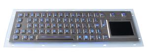 Metal Backlit USB Keyboard / Backlit Mechanical Keyboard With Ruggedized Touchpad