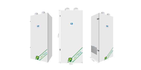 Cheap Vertical 500 CMH Energy Recovery Ventilation Heat exchange System for sale