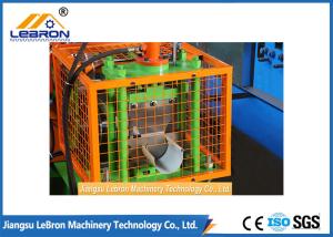 China Quenched Gutter Rolling Machine , Panasonic PLC Seamless Gutter Machine on sale
