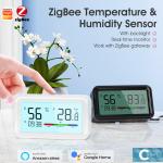Tuya ZigBee Wireless Hygrometer and Thermometer Sensor – Remote Monitoring, App