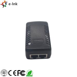 Power Over Ethernet 24VDC 12W PoE Injector Adapter Automatic Detection