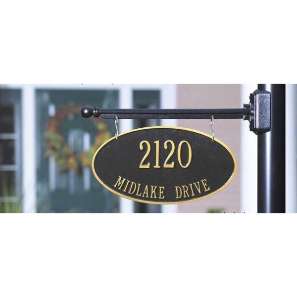 Cheap Custom Recycled Aluminum Reflective House Numbers Mailbox Rustfree Two Sided for sale