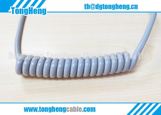 Cheap 1000V High Voltage Shielded Heavy Industrial Power Customized Coil Cable for sale