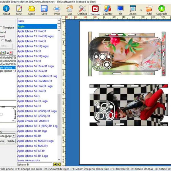 Cheap Daqin Custom CE Sticker Cutting Plotter Machine Skin Making Software for sale