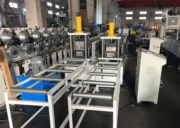 Cheap 2 in 1 Twin Row Design Roll Forming Machine For Rain Gutter and Fascia Board for sale
