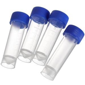 Best Set Of 100 Plastic Test Tubes With Lids, 5 Ml Graduated Shot Tubes With Screw Caps Small Vials Container For Liquid wholesale
