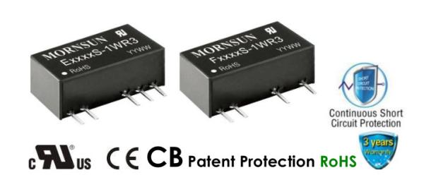 Cheap Low Frequency 24V Isolated DC DC Converter 5VDC Fixed Input Voltage for sale
