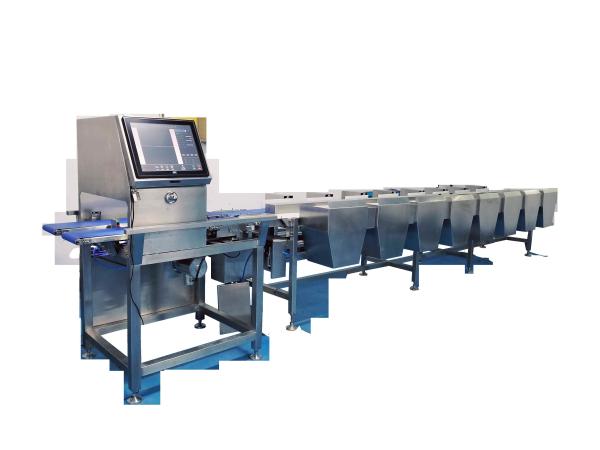 Cheap 17 Inch Touch Screen 500g Weight Grader Machine 100m/Min Fish Grading Machine for sale