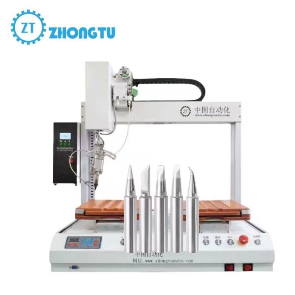 Cheap Automatic Soldering Machine Precise Control of Position Temperature and Time with 220V Power Supply for sale