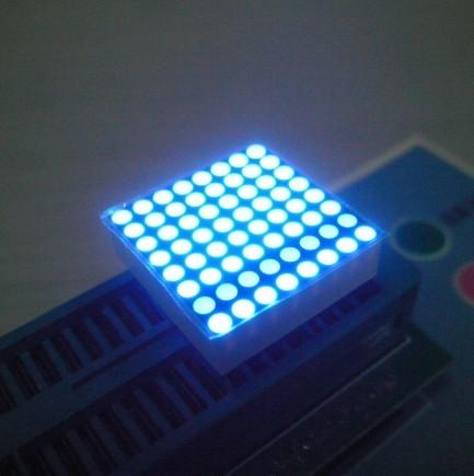 Cheap Ultra Blue Outdoor 8X8 Dot Matrix Display 0.8 Inch 1.9m with Information screen for sale
