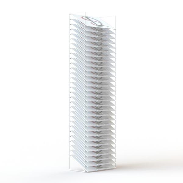 Cheap 30 Wire Layers Book Display Rack For A3 Paper KD Construction for sale