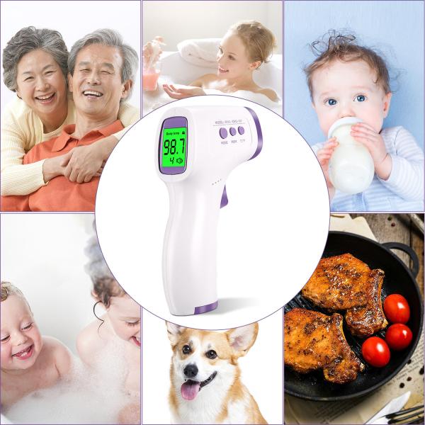 Cheap Resolution 0.1C Forehead LCD Digital Non Contact Thermometer for sale
