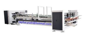 Full Automatic Stitcher for Corrugated Carton Box, auto feeding, folding, stitching, counting, output