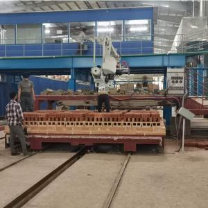 China Large Capacity Clay Brick Tunnel Kiln With New Technical Brick Dryer Chamber Project Design on sale