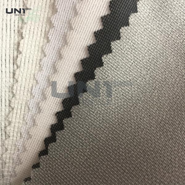 Cheap Fusible Interlining Warp And Tricot Knitted Fabrics With Wet Finish Process W1110 for sale