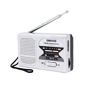 ABS Plastic Material AM FM Radio Receiver with Built-in Speaker and Cord for Easy and Convenient and Customization