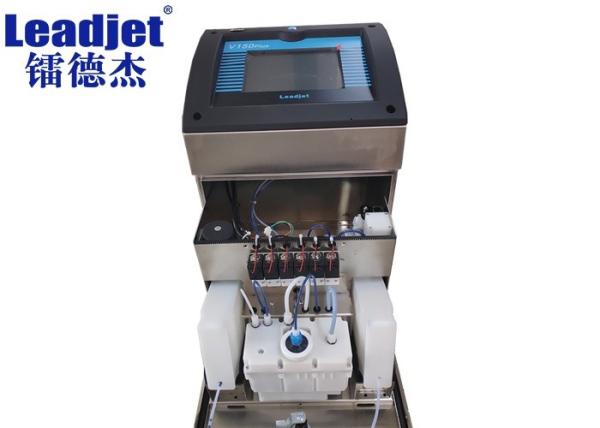 Cheap Food Grade Safty Ink Small Character Inkjet Printer 1.5-20mm 1-3 Lines 280m / Min for sale