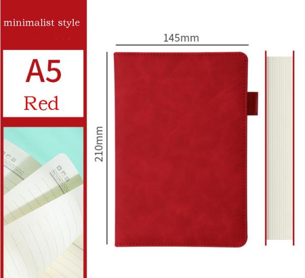 Cheap Notebook thickened leather Notepad simple college student A5 meeting notebook for sale