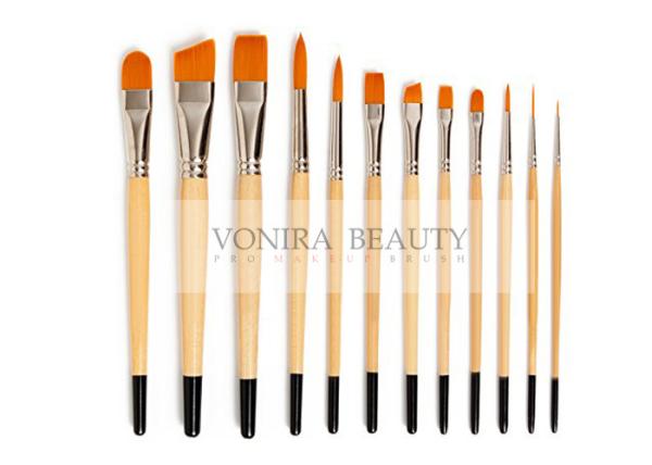 Cheap Nylon Body Paint Brushes For Acrylic Oil & Watercolor Student Artist Brushes For Beginners & Fine Art Painters for sale