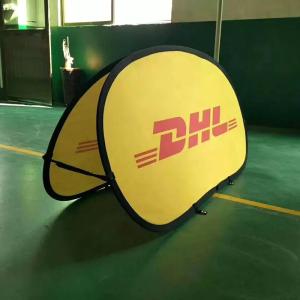 Custom Outdoor Pop Up Advertising Banners Digital Printing Polyester Material