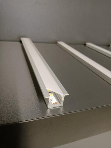 Cheap Temper Extrusion 6063 T5 Led Strip Recessed Channel Sandblasting for sale