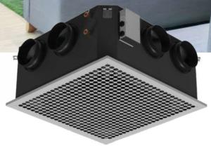 China Decorative 4 Side Air Flowing Type Fan Coil Unit Can Connect to Duct and Link with Diffuser on sale