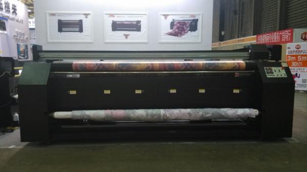 Cheap 380v Roll To Roll Digital Fabric Printing Machine To Make Roll Up Banners for sale
