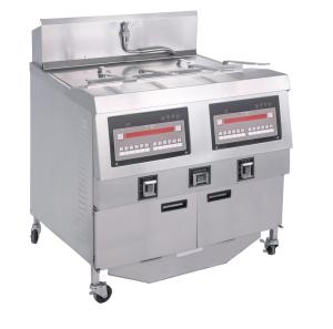 China Two Pots Four Baskets GAS Open Deep Commerical Deep Chip Electric & Gas Deep Fryer on sale