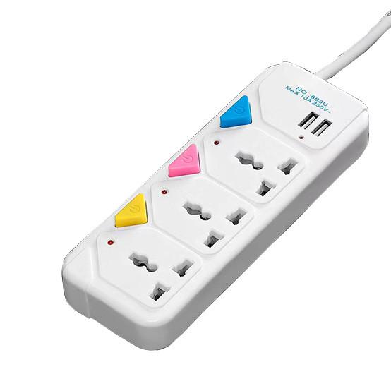Cheap Multi outlet Universal Type Extension Socket With On/Off Switch USB for sale