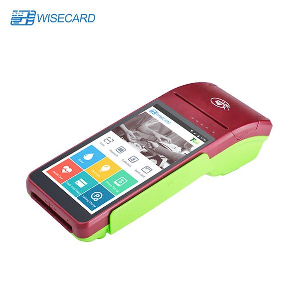 Cheap Touch Screen Smart POS Terminal , Android POS With Fingerprint Reader for sale