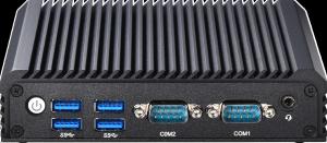 Best Dual COM Dual Lan Embedded Industrial PC J6412 Fanless Mini Desktop Computer, WiFi 6 wholesale