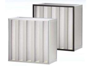 Lab Clean Room V Cell Terminal HEPA Filter High Efficiency Easy To Handle