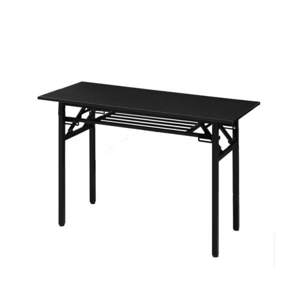 Cheap Scratch Resistant Office Computer Training Table 	Black Wooden Customized Sizes for sale