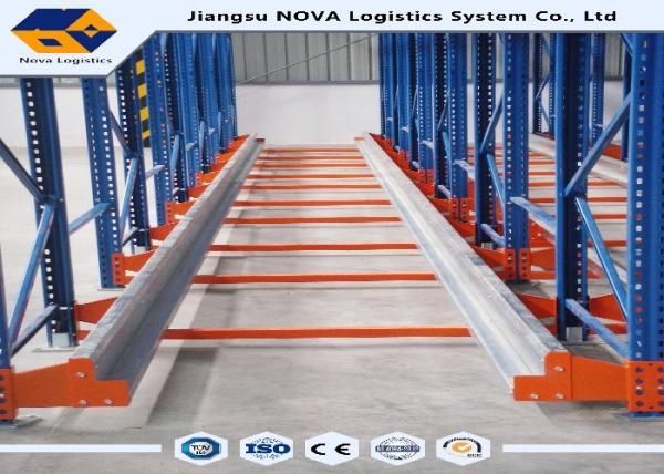 Cheap Remote Controlled Shuttle Pallet Racking Increased Storage Capacity For Beverage Storage for sale