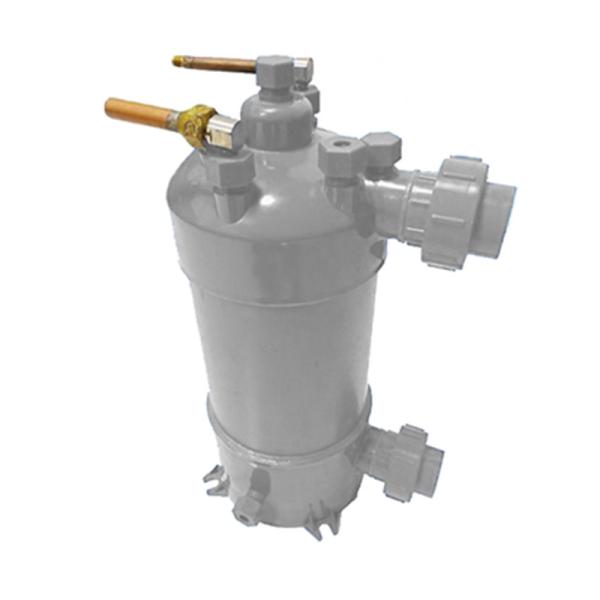 Cheap Titanium PVC Shell Heat Exchanger for High-Flow Seawater Systems for Swimming Pool Heat Pump for sale